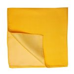 Silk Scarf Wrap Yellow Twill Silk 70x70cm
