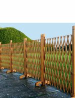 4 Expanding Fence Trellis Pack Of 4 Garden Screening Freestanding Wooden