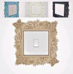 Floral Light Switch Surround | Flower Light Switch Cover | Flower Switch Frame