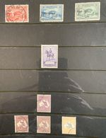 AUSTRALIA 1932 SYDNEY HARBOUR BRIDGE SET + 1935 JUBILEE 2/- & VARIOUS 'ROOS