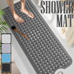 Non Slip Bath Mat Extra Large Shower Mat Bathtub Anti-Mold Rubber Strong Suction