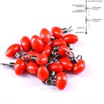 10/100/1000 Pulley Swivels Beads for Sea Fishing Line Bait Clip Down Pennel Rigs