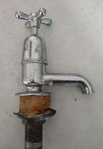 Vintage Pilar Tap Hot water Tap Chrome 1/2 inch UK Tap