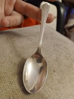 Rare  CUNARD LINE 1ST CL RARE   RMS AQUITANIA MAURETANIA ERA 7.5" DESSERT SPOON