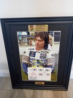 Joey Dunlop Hand Signed Autograph Framed