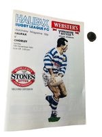Rugby Programme Halifax Vs Chorley November 1989 Vintage ra
