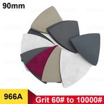 Triangle Sandpaper Wet & Dry 60~10000# Grit Multitool Sanding Pads Abrasive Poli