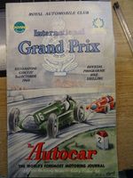 RAC 1st International Grand Prix Silverstone 1948 Souvenir Edition