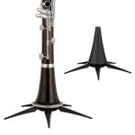 Portable Clarinet Stand Foldable Holder with 5 Legs Fits A and B Clarinets Tools