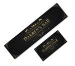 Personalised Beer Mat Label Bar Runner Any Text  Ideal Home Pub Cafe Occasion 73