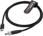 PD Type-C to Locking DC 5.5×2.5mm Power Cable for Atomos Ninja V SmallHD 702