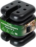 Gazebo Weights Heavy Duty Cement Filled Tent Leg Weights Canopy Base Anchor 4PCS