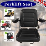 Universal Adjustable Suspension Seat Tractor Dumper Forklift Mower Plant Digger