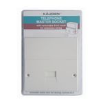 Kauden Telephone Master Socket Removable Front Cover With IDC Insertion