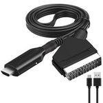 SCART To HDMI Converter Audio Video Adapter For HDTV Sky Box STB Plug HD TV DVD