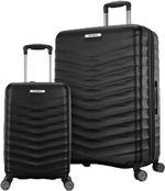 Samsonite Precision DLX Hardside 2 Piece Suitcase Expandable Luggage Set Black