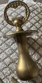 Vintage Brass Bottle Opener/corkscrew