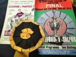 1969 RUGBY LEAGUE CHALLENGE CUP SEMI FINAL PLUS FINAL & ROSETTE CASTLEFORD Etc
