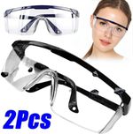 Safety Glasses Clear Anti-Fog & Anti-Scratch Eye Protection Work/Lab Goggles UK