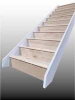 FLAT PACKED STAIRCASE - 2600mm FLOOR HEIGHT