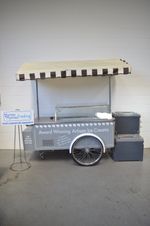 ISA IL CARRETTINO Ice Cream Cart 240v -18 Deg 6 Napoli Pans + 2 IFI Gelato Boxes