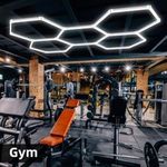 5 Hexagon LED Lighting Car Detail Garage Workshop Retail Light Honeycomb Hex UK