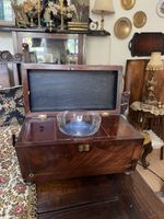 c.1870 Georgian Wood Tea Caddy 