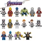Custom Lego Marvel Avengers Superhero Thor Iron Man Hulk Hero Minifigure Toy x16