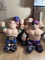 WWE Bawlin’ Buddies 2012 Plush Bundle Zack Ryder John Cena Rey Mysterio Sheamus