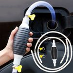 Siphon Oil Pump Pipe Syphon Water Petrol Diesel Fuel Liquid Handheld Transfer