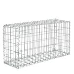 100x50x30cm Gabion Stone Basket Rock Retaining Wall Wire Cage Fench Galvanized
