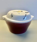 Vintage Empire Porcelain Company Caldor Ovenware 6” Terrine With Lid