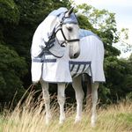 Masta Waterproof Sweet Itch Fly Rug with Belly Wrap Grey