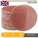 25/50PCS 125mm Mesh Sanding Discs 80-600 Grit, 5 Inch Hook and Loop Sanding Pads