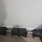 BRAINGAIN Adjustable Dumbbells Pair 32kg Each, 2kg Adjustable Increments