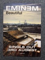 RARE ORIGINAL 77x51cm BILLBOARD RECORD STORE POSTER - EMINEM (2009)