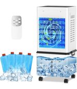 Portable Air Conditioner, 10L Evaporative Air Cooler KYS-30-105Y White ** USED *