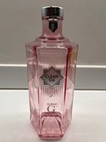 Clean Co Non-Alcoholic Rhubarb Gin Empty Bottle 70cl For Upcycling Crafts