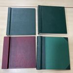 Stamp Peg albums x 4. 3 Stanley Gibbons Devon/Exeter, some leaves JB31
