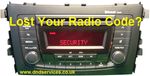Suzuki Radio Code Decode Unlock Codelocked Decoding Service PA84M5 PA84M6