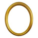 Handcrafted Oval Wooden Frame 7 Sizes 4 Different Colors Made in Italy