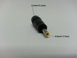 5.5mm x 2.1mm Female to 4.0mm x 1.7mm Male Plug Tip DC Power Adapter converter