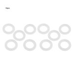 B- 10Pcs O Rings Water Heater Seal Silicon Flat Gaskets Washer Avirulent