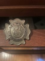 Rare Gowanda State Hospital Fireman Badge 1930-50s 