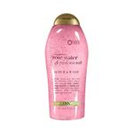 OGX Rose Water Pink Sea Salt Body Scrub Exfoliating Skin Care 577mL - USA Import