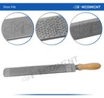 16" Farriers Horse Hoof Double Side Rasp_Wooden Handle_Rasp & File