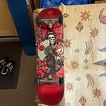 Powell Peralta Sakura Yosozumi Complete Skateboard 8in Red Black White Green