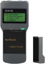 Tester network cable SC8108 RJ45 Cat5E Cat6 UTP  testing tool with LCD display
