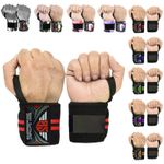 Wrist Wraps Weight lifting Gym Straps Support Strength Elasticated Hand Bandage