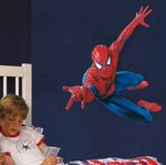 XL 110*90cm SPIDERMAN Wall Stickers Boys Bedroom Mural Wallpaper Art Decor